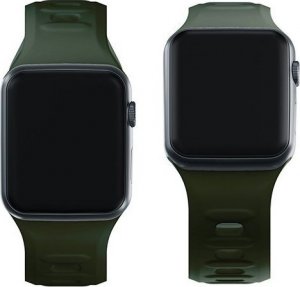 3MK 42/44/45/49 mm Dark Green - 3mk Silicone Watch Strap for Apple 3