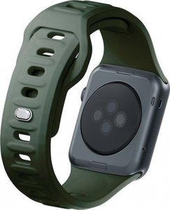 3MK 42/44/45/49 mm Dark Green - 3mk Silicone Watch Strap for Apple 6