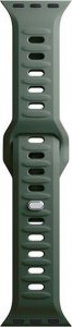 3MK 42/44/45/49 mm Dark Green - 3mk Silicone Watch Strap for Apple 7