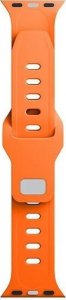 3MK 42/44/45/49 mm Orange - 3mk Silicone Watch Strap for Apple 8