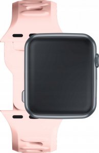 3MK 42/44/45/49 mm Powder Pink - 3mk Silicone Watch Strap for Apple 1