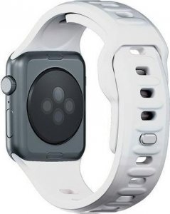 3MK 42/44/45/49 mm White - 3mk Silicone Watch Strap for Apple 11