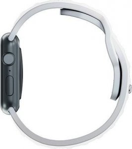 3MK 42/44/45/49 mm White - 3mk Silicone Watch Strap for Apple 2