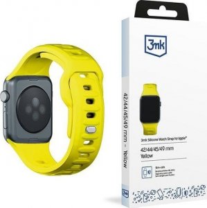 3MK 42/44/45/49 mm Yellow - 3mk Silicone Watch Strap for Apple 1