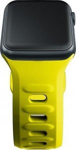 3MK 42/44/45/49 mm Yellow - 3mk Silicone Watch Strap for Apple 12