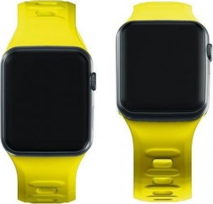 3MK 42/44/45/49 mm Yellow - 3mk Silicone Watch Strap for Apple 3