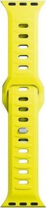 3MK 42/44/45/49 mm Yellow - 3mk Silicone Watch Strap for Apple 7