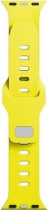 3MK 42/44/45/49 mm Yellow - 3mk Silicone Watch Strap for Apple 8