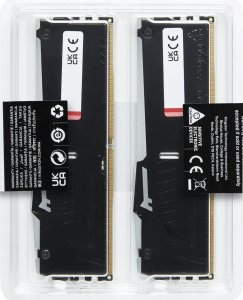 Pamięć Kingston Fury Beast RGB, DDR5, 64 GB, 6400MHz, CL32 (KF564C32BBEAK2-64) 6