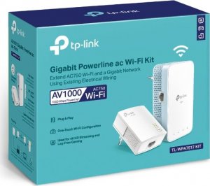 Adapter powerline TP-Link Powerline 1000 Mbit/s LAN Wi-Fi Biały DualBand (TL-WPA7519) 6