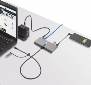 Stacja/replikator StarTech USB-C / USB-A z portem RS-232 (5G2A1SGBB-USB-C-HUB) 6