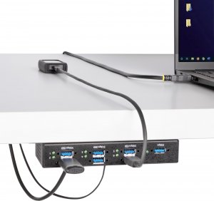HUB USB StarTech 5G7AINDRM-USB-A-HUB 7x USB-A 3.2 Gen1 3.2 Gen2 (5G7AINDRM-USB-A-HUB) 10