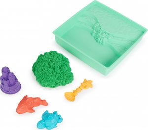 Spin Master Zestaw KINETIC SAND - Piaskownica zielony 3