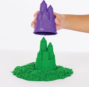 Spin Master Zestaw KINETIC SAND - Piaskownica zielony 6