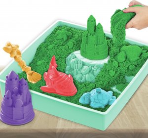Spin Master Zestaw KINETIC SAND - Piaskownica zielony 8