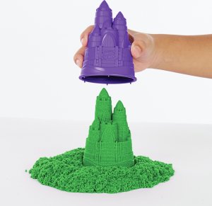 Spin Master Zestaw KINETIC SAND - Piaskownica zielony 9