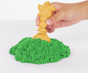 Spin Master Zestaw KINETIC SAND - Piaskownica zielony 10