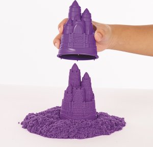 Spin Master Zestaw KINETIC SAND - Piaskownica fioletowy 5
