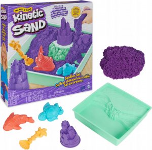 Spin Master Zestaw KINETIC SAND - Piaskownica fioletowy 8
