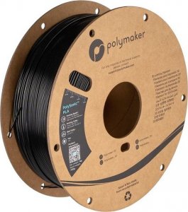 Poly Filament Polymaker PolySonic High Speed PLA 1,75mm 1kg - Black} 1