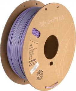 Poly Filament Polymaker PolyTerra PLA Dual Foggy Purple 1,75mm 1kg - Grey-Purple} 1