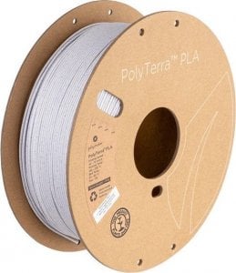 Poly Polymaker PolyTerra PLA 1,75mm 1kg - Marble White} 1