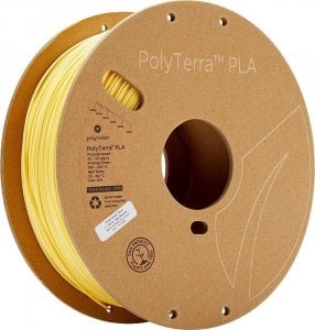 Poly Filament Polymaker PolyTerra PLA 1,75mm, 1kg - Banana} 1