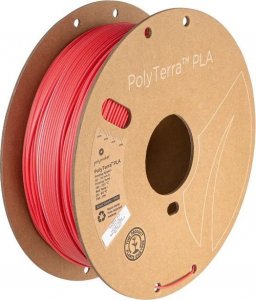 Poly Filament Polymaker PolyTerra PLA Dual Flamingo 1,75mm 1kg - Pink-Red} 1