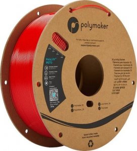 Poly Filament Polymaker PolyLite PETG 1,75mm 1kg - Red} 1