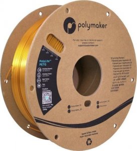 Poly Filament Polymaker PolyLite PETG 1,75mm 1kg - Gold} 1