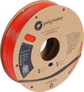 Poly Filament Polymaker PolySmooth PVB 1,75mm, 0,75kg - Coral Red} 1