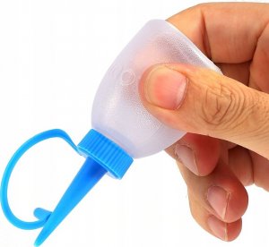 Rosfix UNIWERSALNA BUTELKA Z DOZOWNIKIEM 150ML NA TOPNIK ALKOHOL IPA KLEJ 80MM 2