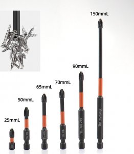Rosfix MAGNETYCZNE BITY KRZYŻOWE 25/50/65/70/90/150MM 6SZ 3