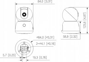 Kamera IP Dahua Technology Kamera bezprzewodowa WiFi Dahua Hero H5B 6