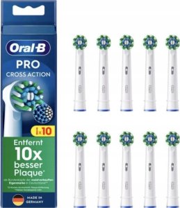 Końcówka Oral-B Oral-B Dantų šepetėlis galvutės Pro CrossAction 10 pcs. 10