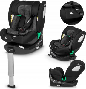 Fotelik samochodowy Automobilinė kėdutė Lionelo Braam i-Size, 0-36 kg, Carbon Black 1