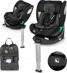 Fotelik samochodowy Automobilinė kėdutė Lionelo Braam i-Size, 0-36 kg, Carbon Black 14
