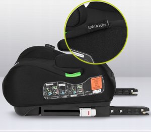 Fotelik samochodowy Automobilinė kėdutė Lionelo Luuk Fix i-Size, 22-36kg, juoda 2