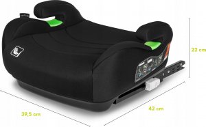 Fotelik samochodowy Automobilinė kėdutė Lionelo Luuk Fix i-Size, 22-36kg, juoda 5