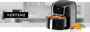 Frytkownica beztłuszczowa Vertenz Frytkownica Beztłuszczowa Duża Mocna 7.7 L 1800W 3