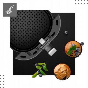 Frytkownica beztłuszczowa Vertenz Frytkownica Beztłuszczowa Duża Mocna 7.7 L 1800W 7