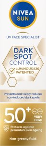 Nivea _Sun Spot Control Luminous 630® odświeżający fluid przeciwsłoneczny do twarzy SPF50+ 40ml 11