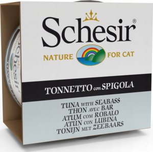 Schesir SCHESIR dla kotów Oceanic Adult w Galarecie Tuńczyk z Bass 85g 1