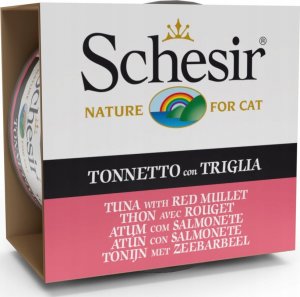 Schesir SCHESIR dla kotów Oceanic Adult w Galarecie Tuńczyk z Czerwonym Muletem 85g 1