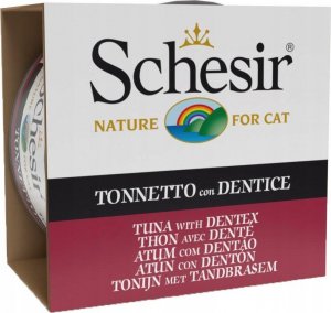 Schesir SCHESIR dla kotów Oceanic Adult w Galarecie Tuńczyk z Dentykiem 85g 1