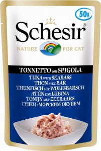 Schesir SCHESIR dla kotów Single Dish Tuńczyk z Bass 50g 1