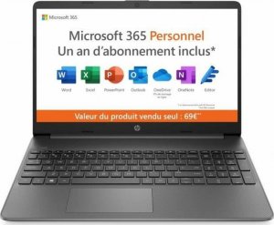Laptop HP Laptop HP 15s-fq0024nf 15,6" Intel Celeron N4120 4 GB RAM 128 GB SSD Azerty Francuski 1