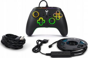 Pad PowerA PowerA Advantage kablet controller til Xbox Series X|S med Lumectra + RGB LED Strip - Sort 1