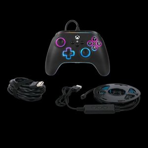 Pad PowerA PowerA Advantage kablet controller til Xbox Series X|S med Lumectra + RGB LED Strip - Sort 3