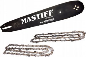Zestaw elektronarzędzi Mastiff Prowadnica + 2 łańcuchy 52og 14"35cm 3/8" 1,3mm 1